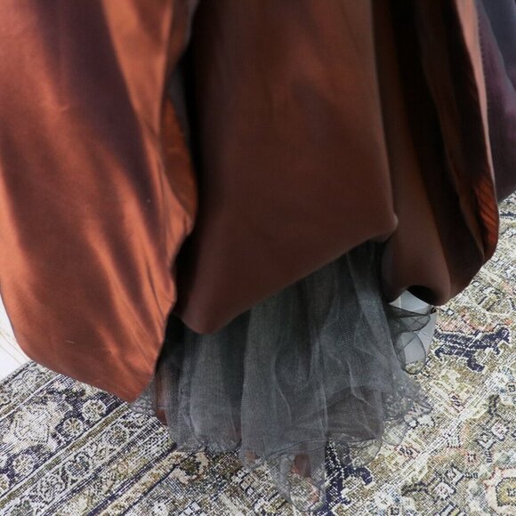 HELEN MORLEY Womens *10 Strapless Bespoke Gown Dress *Altered - Picture 11 of 16